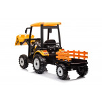 Elektrické autíčko Traktor MEGA D68 24V - žlté